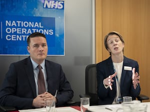 Health Secretary Wes Streeting and NHS boss Amanda Pritchard