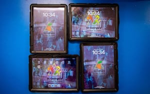 Woodfield & St George School's new iPads