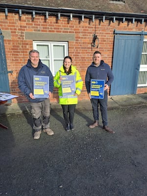 Farmers signing up to the scheme on Wednesday