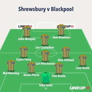 Ollie Westbury's predicted team to face Blackpool