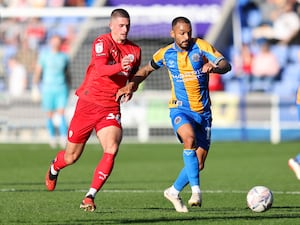 Funso Ojo of Shrewsbury Town. (AMA)