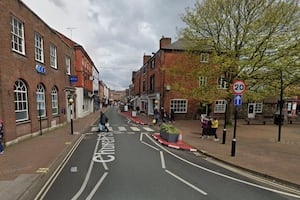 Current town centre 20mph limits begin on Church Street in Oswestry (Google)