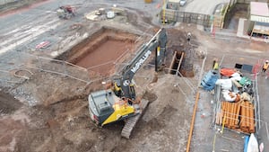 Building excavations for the new retirement community began last week. Photo: McPhillips 