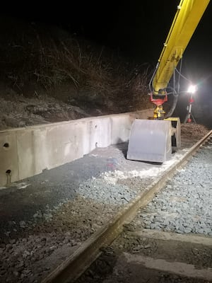 The line has reopened after it was cleared by workers. Picture: Network Rail