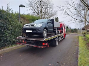 Police have seized a vehicle. Picture: West Mercia Police. 