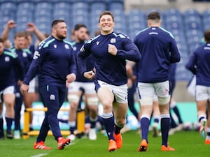 Scotland train at Murrayfield