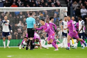 Wolves' Hwang Hee-Chan celebrates scoring their side's first goal of the game