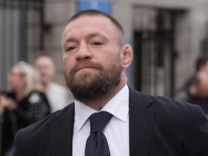 Conor McGregor outside the High Court in Dublin