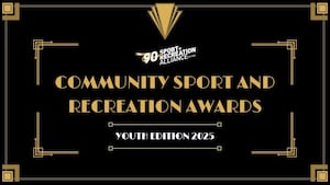 Logo for the Community Sport and Recreation Awards: Youth Edition 2025