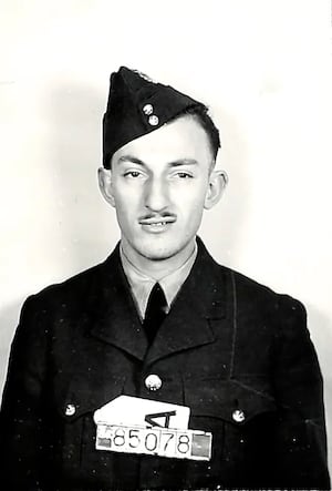 Flight Sergeant David Levine (Bomb Aimer), aged 23