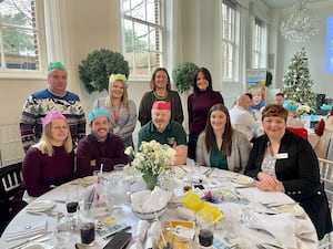 Guests on table six at the event  