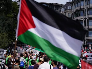 The Palestinian flag