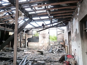 The damage after the fire