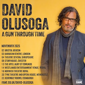 TV historian David Olusoga will explore the impact that three different guns have had on history and society