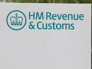 A sign for HM Revenue & Customs