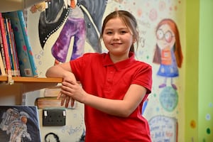 Wilfred Owen Primary School pupil Ruby Mohammadi. Picture: Steve Leath