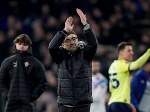 Ivan Juric claps the Southampton supporters