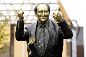 The Sir Jack Hayward Statue was unveiled outside Molineux in 2024