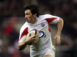 Tom Voyce playing for England