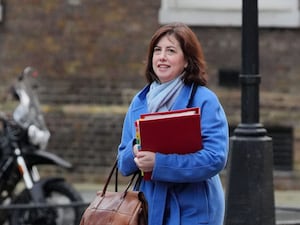 Lucy Powell walks down Downing Street to attend a Cabinet meeting