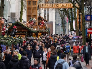 Birmingham's Frankfurt Christmas Market in 2023.