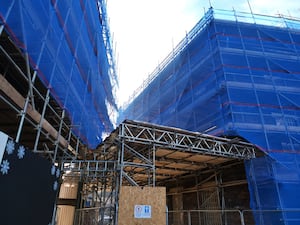 Restoration work is underway at Coalbrookdale Museum of Iron and the Long Warehouse. Picture: Ironbridge Gorge Museum Trust