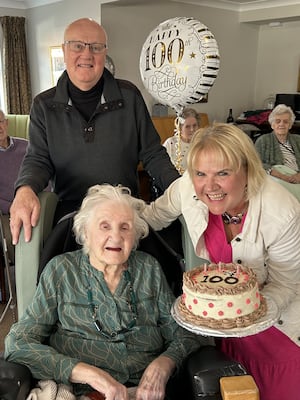 Irene Wilkinson celebrated her 100th birthday with family and friends. 