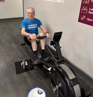 Bob North has raised over £2,000 for Parkinson's UK after completing an indoor rowing challenge