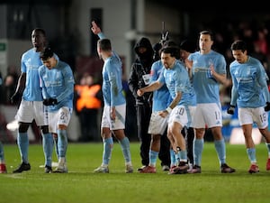 Nottingham Forest celebrate their shoot-out win