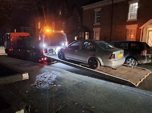 Police have seized a vehicle in Oswestry. Picture: West Mercia Police