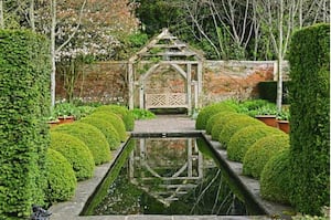 Wollerton Old Hall Garden in Market Drayton. 