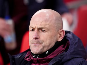 Lee Carsley looks on in the dugout