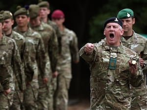 Army Reserve recruits parade in Scotland