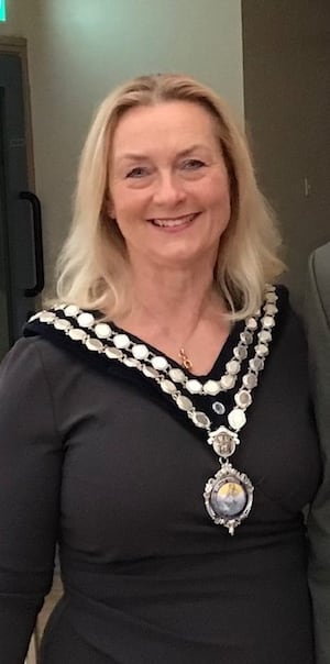 Llandrindod Wells Mayor Councillor Marcia Morgan