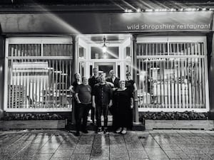 Shrewsbury restaurant Wild Shropshire was handed the Michelin Green Star last week. Its owner James Sherwin, centre, said he was "overwhelmed" with the achievement. 