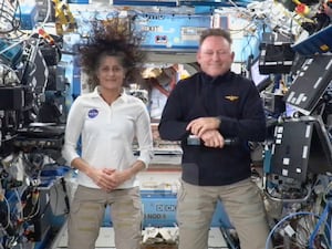 Suni Williams and Butch Wilmore on the ISS