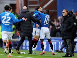 Rangers’ Ianis Hagi at Ibrox