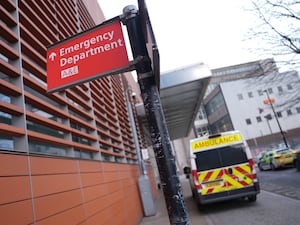 Data from NHS England shows more hospital beds were occupied last week than at any point so far this winter (Yui Mok/PA)