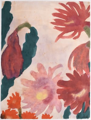 The “Red Blooming Cacti” by Emil Nolde valued at up to £35,000.