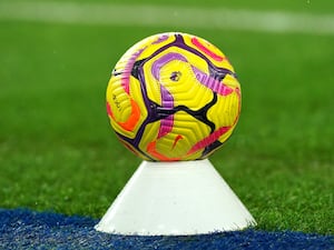 View of a football