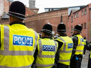 Police officers on duty in Sheffield