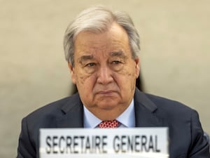 UN secretary-general Antonio Guterres (Salvatore Di Nolfi/Keystone via AP)