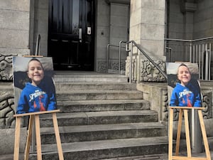 Photos Kyran Durnin outside Dundalk Garda Station (PA)