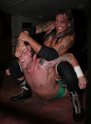 Mick Romeo rips his opponent's face off!