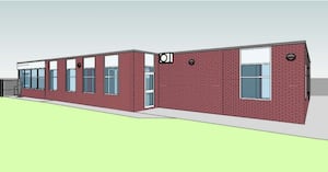 The proposed extension at Hadnall primary School. Picture: Shropshire Council/Property Services Group