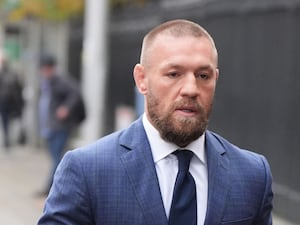 Mixed martial arts fighter Conor McGregor leaves the High Court in Dublin