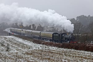 Seven locomotives  were running from Kidderminster to Bridgnorth - Picture Richard Watt