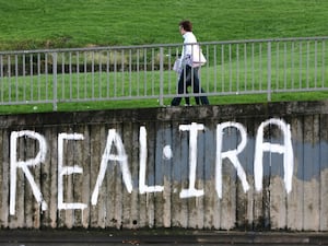 Real IRA graffiti in Londonderry