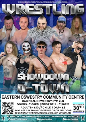 Wrestling returns to Oswestry! 