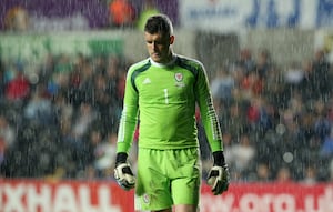 Roberts in action for Wales Under 21s in 2015